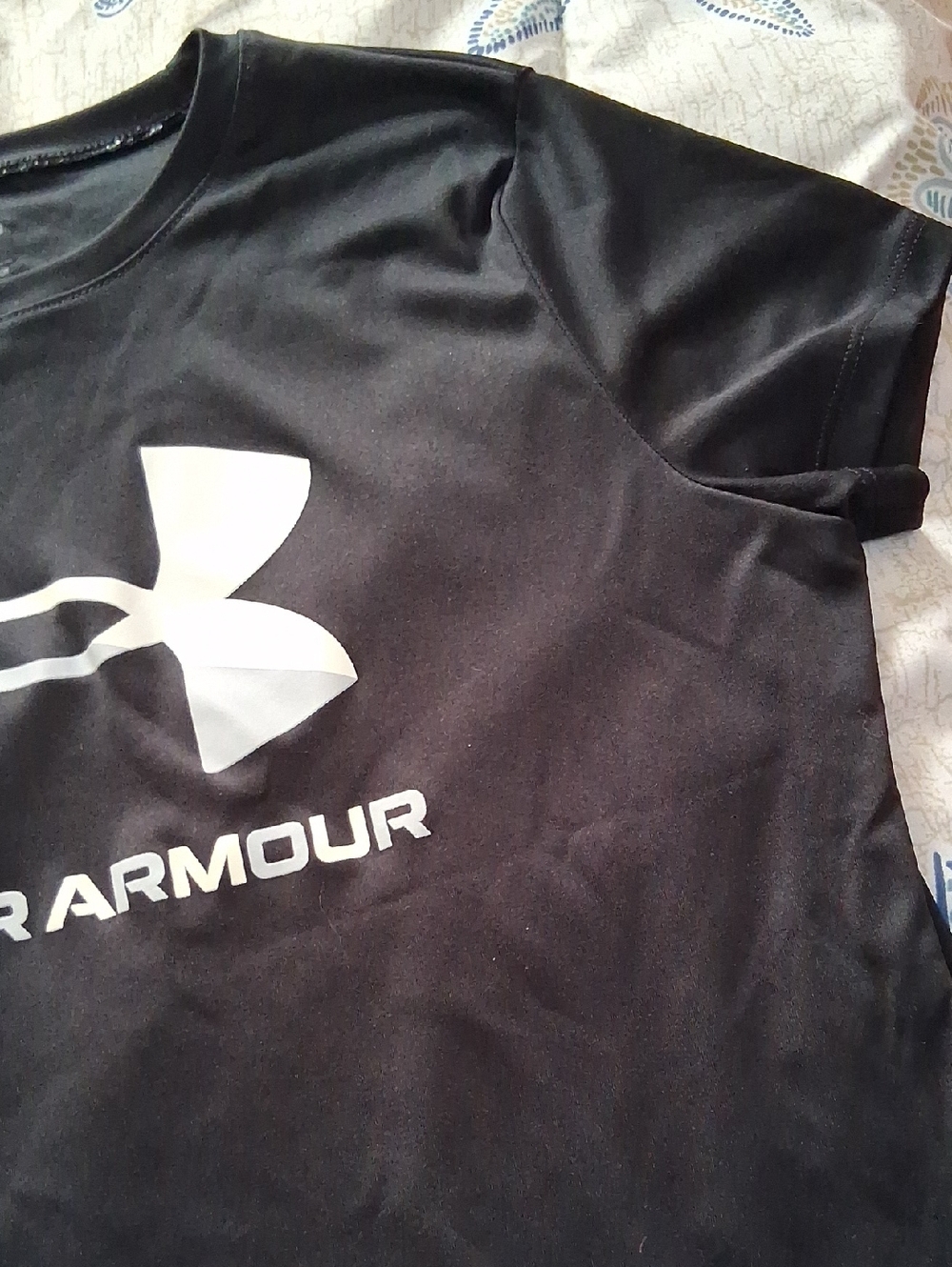 Under Armour Black Performance Logo T-Shirt - Picture 4 of 8